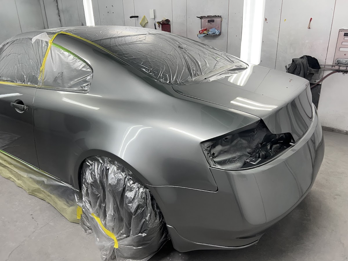Coupe with a glossy fresh paint finish at Zuniga Auto Body